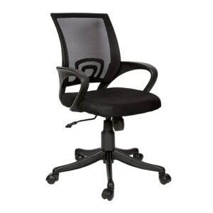 Black Low Back Airmesh Office Chair