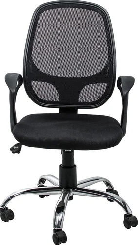Black High Back Mesh Office Chair - Image 3
