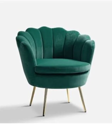 Sea Green Single Seater Rexin Sofa - Image 2