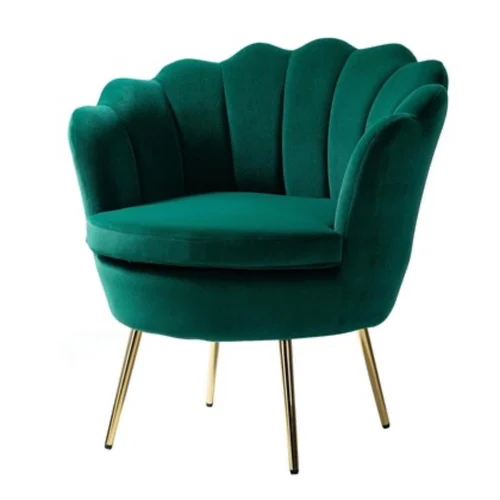 Sea Green Single Seater Rexin Sofa - Image 3